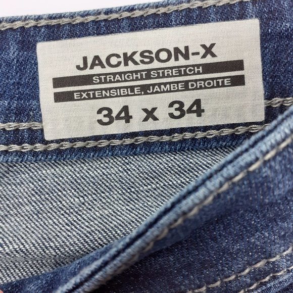 Buffalo David Bitton Jackson-X Straight Stretch Jeans 34x34 - Picture 7 of 9